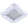 ZGWQR Air Vent Deflector Universal Anti Direct Blowing Retractable Air Conditioner Vent Deflector for Ceiling Cassette AC Unit Telescopic 4 Pcs view 1
