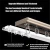 Ceiling Mount Curtain Track with Soundproof Strips Hooks Silent Rollers Curtain Rail Sliding Curtain Rod for Living Room Bedroom Office Window Flexible Easy to Install Aluminum(Black,3.94 ft) view 2