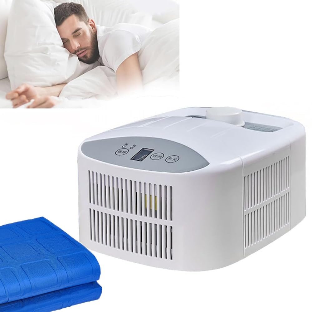 HYUIO Electric Water-Cooled Mattress System, Water Cool Mat Mattress Cooler, Water Cooling Pad for Hot Sleeper and Night Sweat, Cool Down 3-8(160 * 140cm)