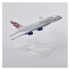 Display Scale Aircraft 16cm 1/400 for British Airways A380 Aircraft Model Diecast Metal Airplane Collection Souvenir Suitable for Gift Giving view 1