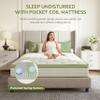 Emerspring Queen Mattress 14 Inch Hybrid Memory Foam Mattress in a Box with Individual Pocket Innerspring for Motion Isolation & Pressure Relief, Edge Support, Medium Firm view 4