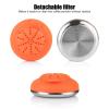 Refillable Coffee Capsule: Reusable Coffee Filter Cup with Brush Spoon Clip, Compatible with Didiesse Machines, Silicone Cap view 2