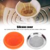 Refillable Coffee Capsule: Reusable Coffee Filter Cup with Brush Spoon Clip, Compatible with Didiesse Machines, Silicone Cap view 3