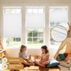 Grandekor Top Down Bottom Up Cellular Shades Cordless,53" W x 48" H,Pull Down Honeycomb Blinds for Windows Room Darkening Blinds & Shades for Living Room Bedroom,White(100% Blackout) view 2