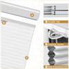 Grandekor Top Down Bottom Up Cellular Shades Cordless,53" W x 48" H,Pull Down Honeycomb Blinds for Windows Room Darkening Blinds & Shades for Living Room Bedroom,White(100% Blackout) view 3