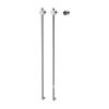 Bathroom Vertical Heated Towel Rail Bathrobe 2 Rack Electric Smart Thermal Bar Hidden Towel Warmer(Brushed Nickel,Other_110V) view 1