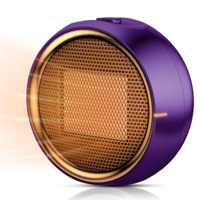ASNUG Space Heater, Portable Electric PTC Ceramic Heaters for Indoor Use, 2S Efficient Heating, Tip-Over & Overheat Protection, Quiet Small Mini Desk Heater for Bathroom Home Office Bedroom