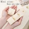 Mini Travel Jewelry Bag, Examinte Portable Foldable Travel Jewelry Organizer Case with Buckle, Protectenm Mini Pouch, Jewelrys Bags for Earrings, Rings, Necklaces (3PCS) view 3