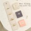 Mini Travel Jewelry Bag, Examinte Portable Foldable Travel Jewelry Organizer Case with Buckle, Protectenm Mini Pouch, Jewelrys Bags for Earrings, Rings, Necklaces (3PCS) view 4