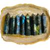3-4" Genuine Labradorite Crystal Tower Healing Meditation Witchy Decor 1 pcs view 1