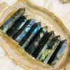 3-4" Genuine Labradorite Crystal Tower Healing Meditation Witchy Decor 1 pcs view 3
