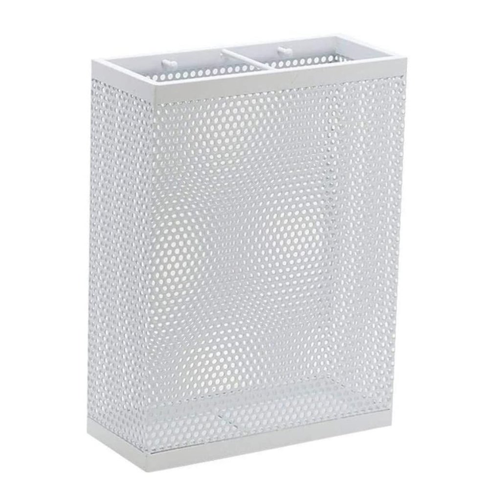 Umbrella Rack, Umbrella Holder Indoor Umbrella Stand Rectangular Metal Umbrella Stand Space Saving Rain Collection OrganizerBianco