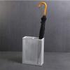 Umbrella Rack, Umbrella Holder Indoor Umbrella Stand Rectangular Metal Umbrella Stand Space Saving Rain Collection OrganizerBianco view 3