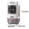 Swamp Cooler, Evaporative Cooler, 4 Ice Box & 12.1 Gal/ 55 L Tank for Long Cooling, 3 Speeds, Portable Cooling AC Fan, 120Auto Oscillation, for Patio Garage Commercial Use view 2