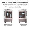 Swamp Cooler, Evaporative Cooler, 4 Ice Box & 12.1 Gal/ 55 L Tank for Long Cooling, 3 Speeds, Portable Cooling AC Fan, 120Auto Oscillation, for Patio Garage Commercial Use view 4