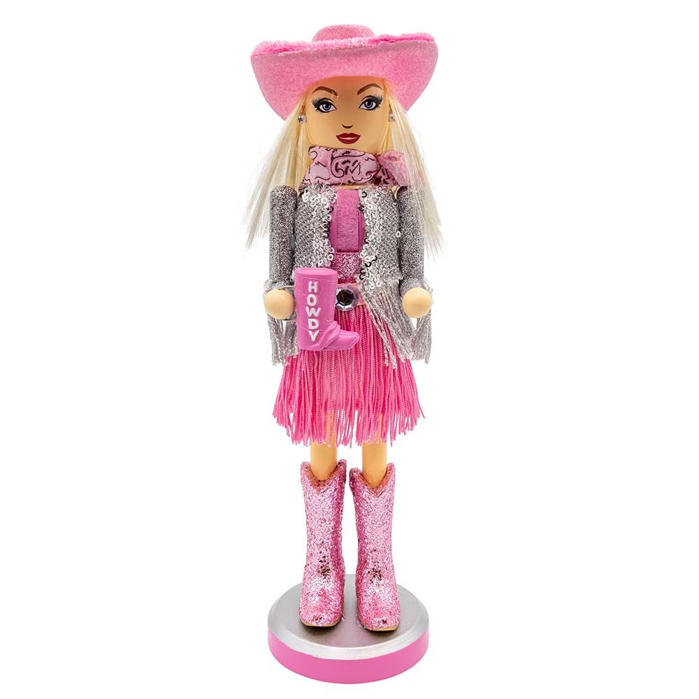 Kurt Adler 12" Honky Tonk Cowgirl Nutcracker