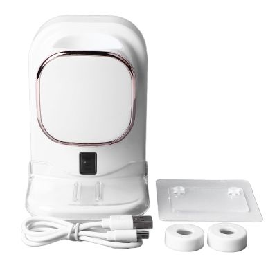 BAFOVY Automatic Toothpaste Squeezer, Wall Mounted Electric Toothpaste Dispenser Fits for Kids and Adults, with Sensing Tech, Easy to Detachable Tray, USB Powered, Easy Install (White)