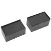 L Shape Rectangular Furniture Risers | Stackable Rubber Risers for Sofa/Bed/Table | 4 - Pack with Smooth Corners | 585g Secure Grip Pads view 2