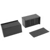 L Shape Rectangular Furniture Risers | Stackable Rubber Risers for Sofa/Bed/Table | 4 - Pack with Smooth Corners | 585g Secure Grip Pads view 3