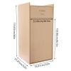 GUEYYSAN 30L Restaurant Trash Can, Commercial Garbage Collection Container with Trash Bag Garbage Receptacle with Tray Top Large Freestanding Waste Bin for Home Restaurants Cafeterias (Wood Color) view 3