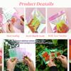 FERENLI 100 Pcs Holographic Candy Wrapper 2.76x3.94 inch Iridescent Heat Sealable Clear Cellophane Treat Bags Individual Cookie Bags for Homemade Caramels Chocolate Snacks Party Favors view 3