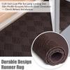 2' x 20' Non Slip Runner Rug for Hallway Indoor Outdoor, TPR Backed Carpet Runner for Entryway, Laundry, Kitchen, Garage, Custom Size Washable Floor Mat for High Traffic Areas view 3
