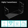 Acrylic Fan Display Stand | Clear Water Protective Holder for Folding Fans / Paper Fans | Easy to Maintain & Stable Base | 13 Inch Compatible view 2