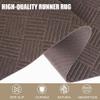 1' x 52' Non Slip Runner Rug for Hallway Indoor Outdoor, TPR Backed Carpet Runner for Entryway, Laundry, Kitchen, Garage, Custom Size Washable Floor Mat for High Traffic Areas view 4