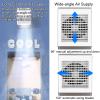 3-In-1 Commercial Evaporative Air Cooler, Swamp Cooler with 50L Tank, Air Cooling Fan with 3 Speeds, 120 Oscillation, 7.5 Hours Timer, Remote Control, for Home Commercial Industrial view 2