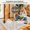 2-Piece Kitchen Runner Rug Set: Washable Non-Slip Floor Mats for Sink & Stove Cooking Area Soft Low Pile Water-Resistant Carpet for Dishwasher Fridge Fronts Durable Kitchen Island Mats(2x3+2x4,Beige) view 4