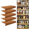 HTRCIH Wire Rack Covers for Shelves, 5 Pcs PVC Wire Shelf Covers for Pantry Kitchen Closet Bathroom Office Shelving, Moisture-Resistant & Removable view 1