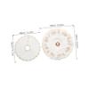 Cabilock 2pcs Decorative Lace Fan Cover Full Protection Pedestal Floor Fan Sleeve Elastic Washable Safety Dustproof Guard for Home Cooling Air view 2