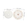 Healifty 2pcs Elastic Lace Round Fan Covers Set Washable Reusable Floor Standing Electric Protective Home Decor view 2