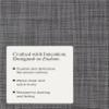 Chilewich Mini Basketweave Placemats in Cool Grey - Set of 4 - Easy Care Woven Tabletop Textiles - Indoor/Outdoor - 19" x 14" Rectangle view 3