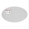 Chilewich Mini Basketweave Placemats - Woven Placemats Set of 4 - Reusable, Stain-Resistant, Indoor/Outdoor Tabletop Protection - White - 14" x 19.25" Oval view 1