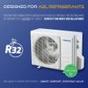 Diamante Essenza 17,000 BTU 17 SEER2 230V High-Wall Ductless Mini-Split Air Conditioner Inverter Heat Pump with 16 Ft. Kit view 3