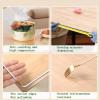 37"x71"Clear Desk Mat,Clear Table Cover Protector,2mmPVC Plastic Table Covers,Vinyl Desk Pad Protector Top of Desks for Kitchen Office Desktop Non-Slip Heat Resistant view 4