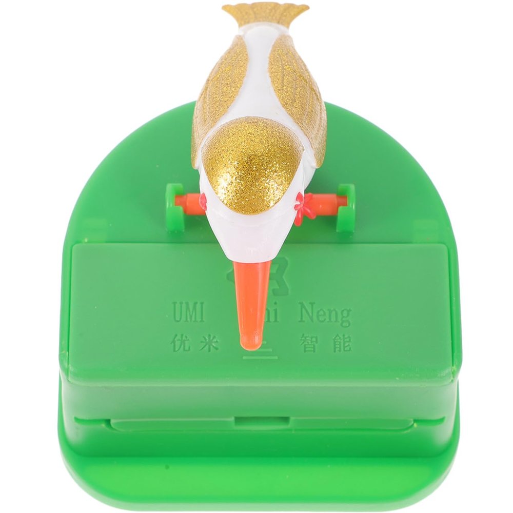 BESTYASH Cartoon Bird Toothpick Holder Press Type Plastic Toothpick Storage Case for Home Kitchen Travel Cute Automatic Dispenser with Chic Design and Easy to Use Household Necessity