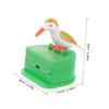 BESTYASH Cartoon Bird Toothpick Holder Press Type Plastic Toothpick Storage Case for Home Kitchen Travel Cute Automatic Dispenser with Chic Design and Easy to Use Household Necessity view 2