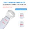 5.1 Inch / 5.9 Inch Portable Air Conditioner Hose Connector, AC Exhaust Hose Extension Adapter with Clockwise and Counterclockwise Threads, Not Suitable for Connecting to AC Main Unit Air Outlet view 4