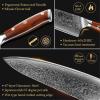 1-10 PCS Kitchen Knife 67 Layers Damascus Steel Chef Slicing Utility Paring Knife Steel Rosewood Handle Razor Sharp(6.5 in Cleaver Knife) view 4