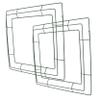 2pcs Square Iron Wreath Ring for DIY Festival Decor Display view 1