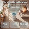 8L Evaporative Humidifier for Large Rooms up to 1000 ft- Baby Elderly& Pet Safe Cool Evaporation, 900ml/h Output, UV Disinfection, Easy Top Fill,UltraQuiet 28dB, Smart AI Humidity Control Upgraded view 2