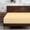 California King Fitted Sheet 100% Supima Cotton, 425 TC Soft & Breathable Beige Bottom Sheet 14" Inch Deep Pocket Hotel Quality, Single Sheet Only view 4