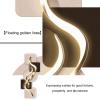 3D Wall Sculptures Art Decor, Decorative Painting with LED Light, Relief Wall Lamp Painting, Modern 3D Art Mural for Office Bedroom, Living Rooms(Beige 2,50 * 125cm/19.7 * 49.2in) view 4