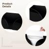2 Pcs Black Acrylic Paper Towel Holders, Tissue Organizer for Office, Bathroom, Kitchen, Countertop Tissue Holder for Napkins, Easy Access Desktop Rectangular Napkin Dispenser view 2