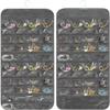 Hanging Jewelry Storage Organizer with 80 Clear Pockets, Double-Sided Display Bag for Necklaces and Earrings view 1