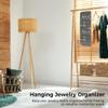 Hanging Jewelry Storage Organizer with 80 Clear Pockets, Double-Sided Display Bag for Necklaces and Earrings view 2