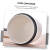 EKsma 1pc Insulated Lunch Container Double Layer Food Box with Tableware Microwavable for Students and Working Professionals Easy to Clean Portable Design view 3