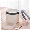 EKsma 1pc Insulated Lunch Container Double Layer Food Box with Tableware Microwavable for Students and Working Professionals Easy to Clean Portable Design view 4